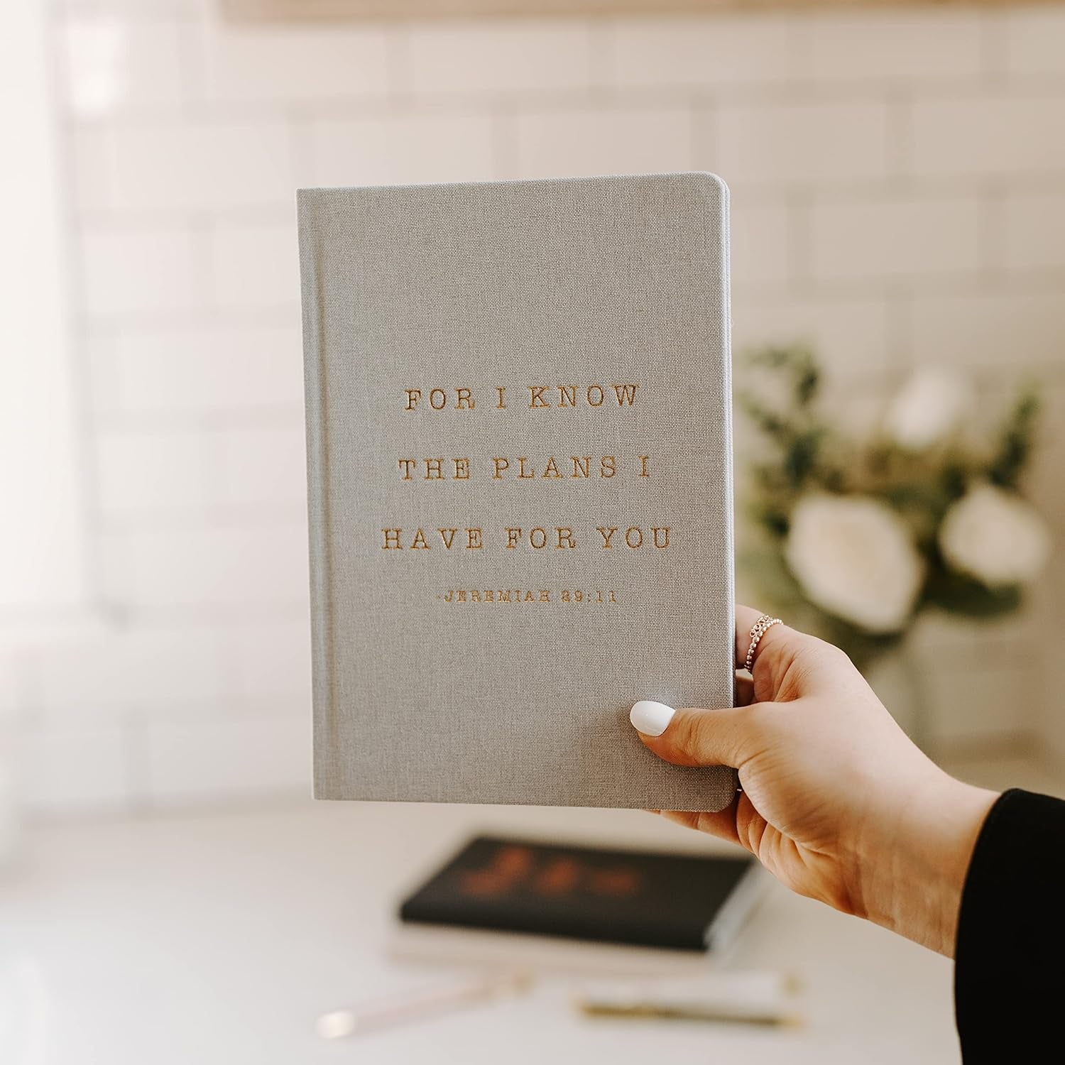 Inspire Your Writing with Our Cute Motivational Lined Composition Notebook - 100 Ruled Pages with Inspirational Fabric Cover
