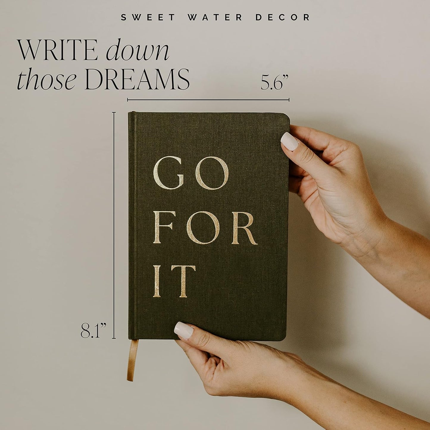 Inspire Your Writing with Our Cute Motivational Lined Composition Notebook - 100 Ruled Pages with Inspirational Fabric Cover